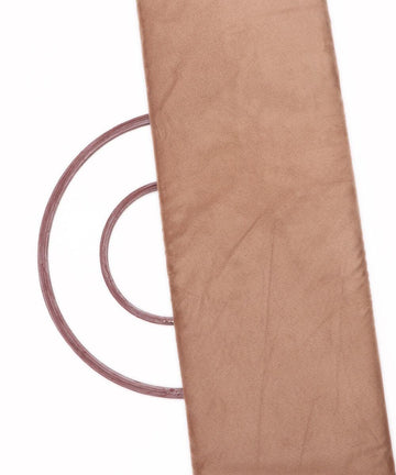 Sand Colour Plain Suede Fabric - Fabric Dekho
